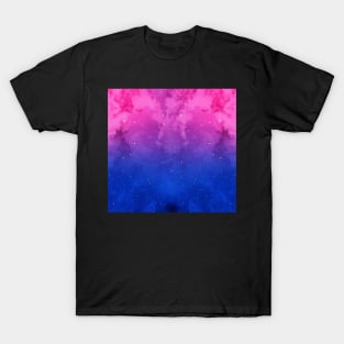 Bisexual Gradient Galaxy T-Shirt